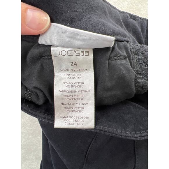 Joe's Jeans Flawless The Icon Very Soft Mid Rise Skinny Black Jean Fall Capsule - Picture 6 of 9